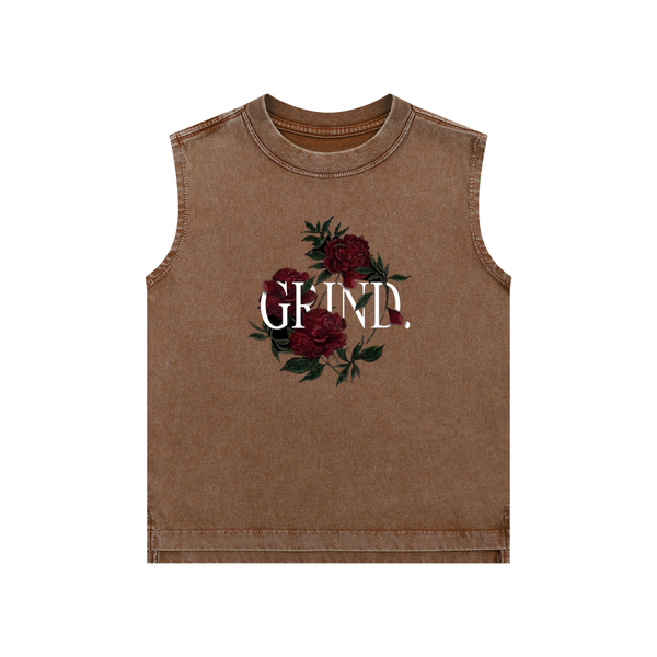 "GRIND" Snow Washed KIDS' Tank Top