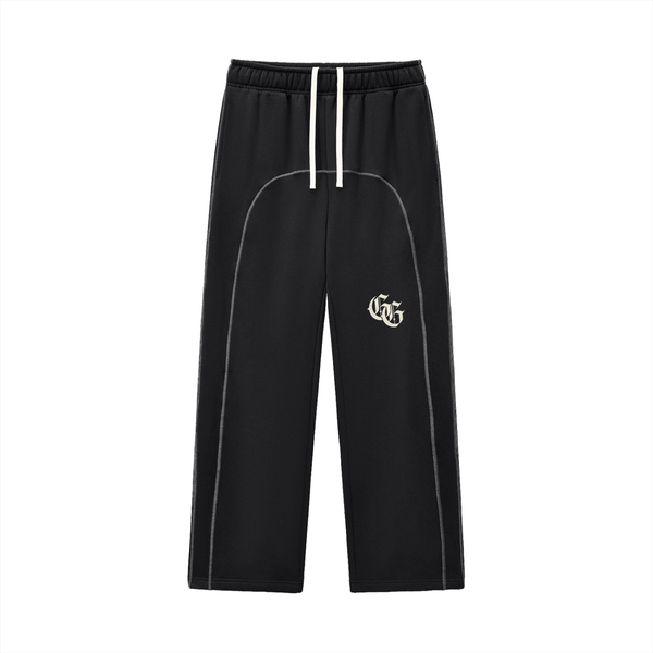 Contrast-Stitched Fleece Sweatpants