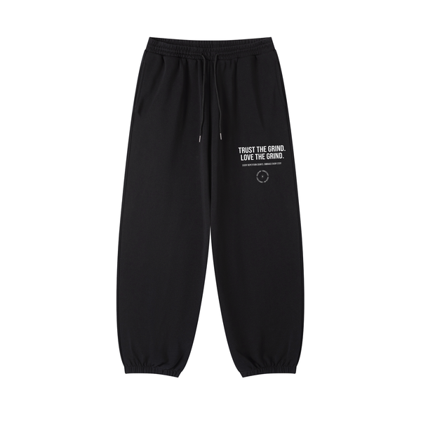 "TRUST THE GRIND, LOVE THE GRIND" Essential Jogged Sweatpants